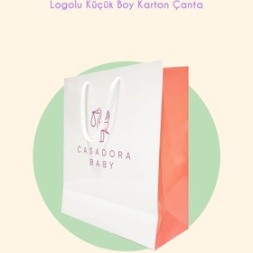 Resim Casadora Baby Logolu Karton Küçük Boy Çanta 