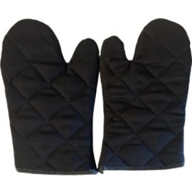 Resim Fırıncı Market Fırın Eldiveni Siyah 40 cm 