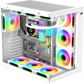 Resim Next Gaming Alpha Elite 7x Argb Fan Kumanda ve Kontrolcü Atx Boş Bilgisayar Kasası Siyah 