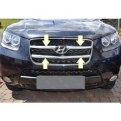 Resim Ebal Otomotiv Hyundai SANTA FE Krom Ön Panjur 2 prç. 2006-2010 ARASI P. Çelik 