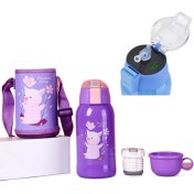 Resim 316 Paslanmaz Çelik Çocuk Soğuk Yalıtım Kupası LED Akıllı Termos Su Kupası 500ML(Yurt Dışından) 