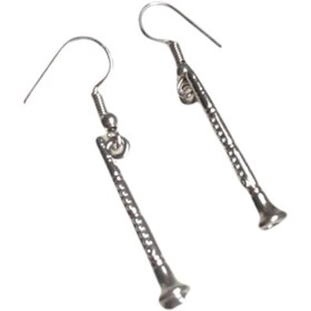 Resim Herşey Nota Yan Flüt Küpe 