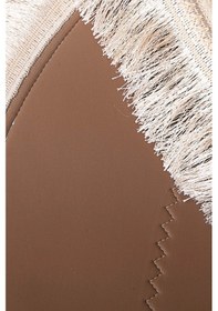 Resim Bonny Home Pera Krem 2'li Banyo Paspası Seti Kaymaz Tabanlı Saçak Krem 