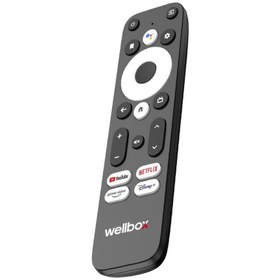 Resim wellbox MaxPro Android Tv Box Sesli Uzaktan Kumanda 
