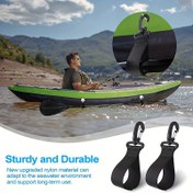 Resim Sihirli Bant ile Kayağı Paddle Klibi, 2'li Paket, Paslanmaz Çelik Kancalı SUP Tahtası, İnflatable Paddle, Dış Mekân Botçuluğu ve Sörf Aksesuarı 