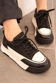 Resim Guja RACHEL ORİJİNAL GUJA İTHALÖZEL SERİ HAKİKİ DERİ KADIN SPOR AYAKKABI SİYAH 