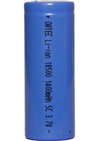 Resim Ortec 3.7V 1400Mah Li-ion 18500 5-c Şarj Edilebilir Pil 