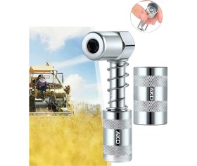 Resim Akdoğan Yapı Malzemeleri 90 Derece Gresörlük Gres Çoğaltıcı Gres Meme Adaptörü Gres Yağı Pompa Ucu Sızdırmaz ( Gres Ucu ) 