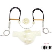 Resim Citroen C4 MK1 2004-2014 4/5 Kapı İçin Ön Sağ Cam Kriko Seti 