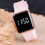 Resim Watch Pembe Renk Dokunmatik Led Ekran Rose Kasa Kız Çocuk Kadın Saati ST-304002 Pinkoli