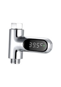 Resim Yunboo Bebek Duş Sıcaklık Ölçerü - Pasif Led Teknoloji, 5-85 C Aralığı, Akıllı Isı Göstergeli Mavi, Yeşil, Kırmızı Işıklar , Batarya Gereksiz 