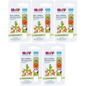 Resim Hipp Babysanft Organik Dudak Nemlendiricisi 4.8gr 5 Li Set 