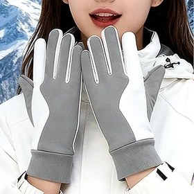 Resim Motosiklet Eldivenleri | Rüzgar Ve Su Geçirmez Motosiklet Koruması - Dokunmatik Ekranlı Sürüş Eldivenleri Erkekler İçin | ATV Kar Aracı Güç Sporları Sürüş Yol Yarışı Bisiklet 