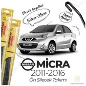 Resim Nissan Micra Silecek Takımı 2011-2016 İnwells Hibrit 