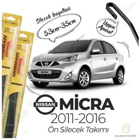 Resim Nissan Micra Silecek Takımı 2011-2016 İnwells Hibrit 