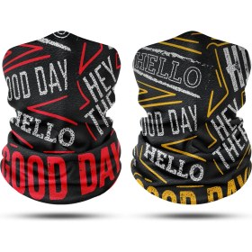 Resim Dair Aksesuar 2'li Set Boyunluk Erkek Boyunluk Kadın Boyunluk Motosiklet Boyunluk Maske Balaklava Outdoor Maske 