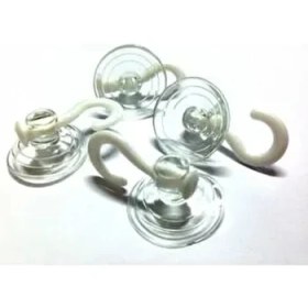 Resim Kancalı Vantuz 4 cm Kancalı Cam Vantuzu Öpücük Askılı Vantuz 10 Adet 