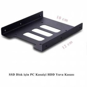 Resim Hdd Kızak Harddisk Kızağı 2.5 Hdd Yi 3.5 Hdd Yuvasına Montaj 