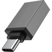 Resim USB Type-C Otg Çevirici Adaptör Metal Dönüştürücü 