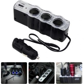 Resim Volvo XC60 2.0 D4 R-Desıgn Geartronıc Araca Uygun 3 Port + 1 USB Oto Araç Çakmaklık Çoğaltıcı Çoklayıcı- Oto Çakmak Çoğaltıcı Soketi USB Çakmaklık 