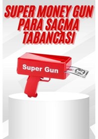 Resim Mey İthalat Çocuklara Özel Eğlenceli Para Saçma Makinası Parti Oyuncağı Kırmızı 