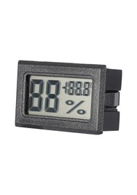 Resim Geeksen Küçük Boylu Siyah Lcd Ekranlı Ev, Ofis, Seraplık İçin Hassas Sıcaklık Ve Nem Ölçer - Sağlık Ve Yaşam Koşullarını İzle 