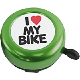 Resim Pengfu Shop Yeşil Stil 7 Renk Bisiklet Çan Aşk Alüminyum Alaşımlı Mini Evrensel Mtb Yol E-Bisiklet Elektrikli Scooter Sevimli ve Komik Çocuk Bisikleti Aksesuarları (Yurt Dışından) 