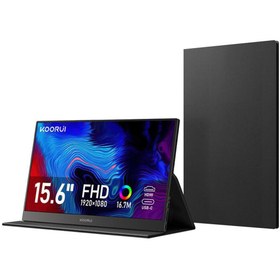 Resim Koorui 15.6" E1511A 60Hz IPS FHD Type-C Taşınabilir Monitör 