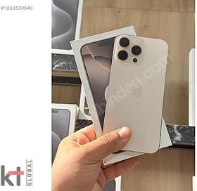 Resim Apple iPhone 16 Pro Max İkinci El TR | 256 GB | Çöl Titanyum 