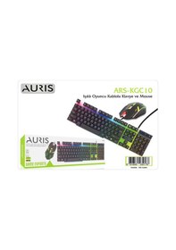 Resim Aurıs Kgc10 Kablolu Işıklı Oyun Klavye Ve Mouse Seti 