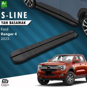 Resim S-Dizayn Ford Ranger 4 S-Line Siyah Yan Basamak 203 Cm 2023 Üzeri A+ Kalite 