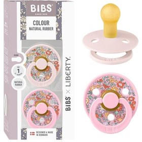 Resim Bibs X Liberty Colour 2'li Emzik Oscar Mea.-Petal 0-6 Ay 