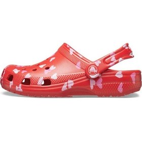 Resim Crocs Classic Vday Clog T Kiraz Kırmızısı Çocuk Terlik-6900 Cherry Red 