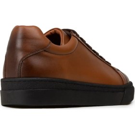 Resim Deery Erkek Hakiki Deri Taba Renk Sneaker Ayakkabı - 02018MTBAC01 
