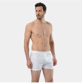 Resim Cacharel - Kemerli Düğmeli Boxer 1106 Beyaz 