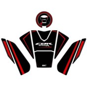 Resim GP Kompozit Honda CBR650R 2019-2023 Uyumlu Tank Pad Seti Siyah 