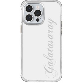 Resim Galatasaray El Yazı Şeffaf Telefon Kılıfı - iPhone 13 Pro 