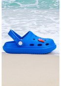 Resim Kiko Kids Eva Plaj Havuz Okul Kreş Erkek Çocuk Terlik Twg 755 Saks Mavi 