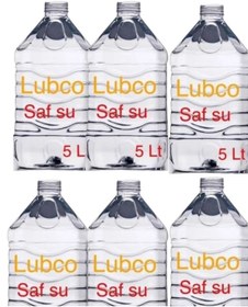 Resim LUBCO Premium Saf Su 0 Pm -ütü Akü- Forklift-radyatör -robot- Gümüşsuyuna Uygun 5 L X 6= 30 Litre 