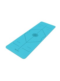 Resim Gymo Hizalamalı 6mm TPE Yoga Matı Pilates Minderi Turkuaz 