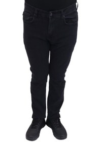 Resim Hacker Jeans Hacker Dmctekstil Erkek 1010 Yüksek Bel Normal Kesim Boru Paça Jean Pantolon Füme 