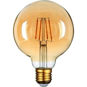 Resim Edison Rustik LED Ampül E27 Duy G125 4W 