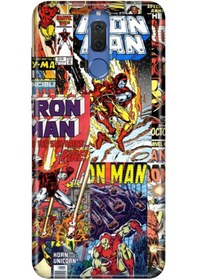 Resim Cekuonline Mate 10 Lite Kılıf Colored Desenli Silikon Çizgi Roman 