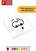 Resim Kıvırcıkyoga Klozetteki Şaşkın Sticker Oto Motor Laptop Duvar Folyo Sticker 40 X 44 Cm 