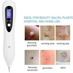 Resim Usb Şarj Edilebilir Köstebek Noktası Çil Dövme Silme Kalemi Ayarlanabilir Elektronik Güzellik Aracı 