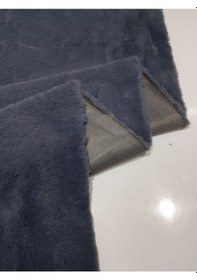 Resim Toskana Peluş Kumaş Antrasit 