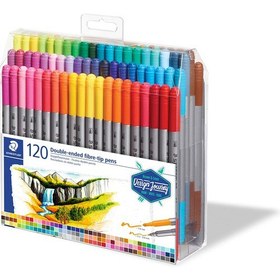 Resim Staedtler Keçeli Kalem Çift Uçlu 120 Renk N:3200 TB120 