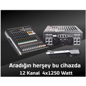 Resim Dds Dpx-pro12 4x1250 Watt 12 Kanal Power Mıxer 