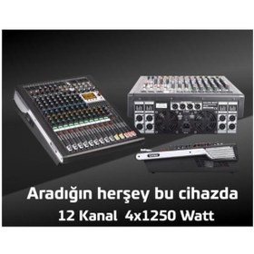 Resim Dds Dpx-pro12 4x1250 Watt 12 Kanal Power Mıxer 