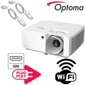 Resim Optoma ZH420 4300 Ansi Lumen LAZER Full HD 4K Destekli Projeksiyon+Wi-Fi Adaptör 